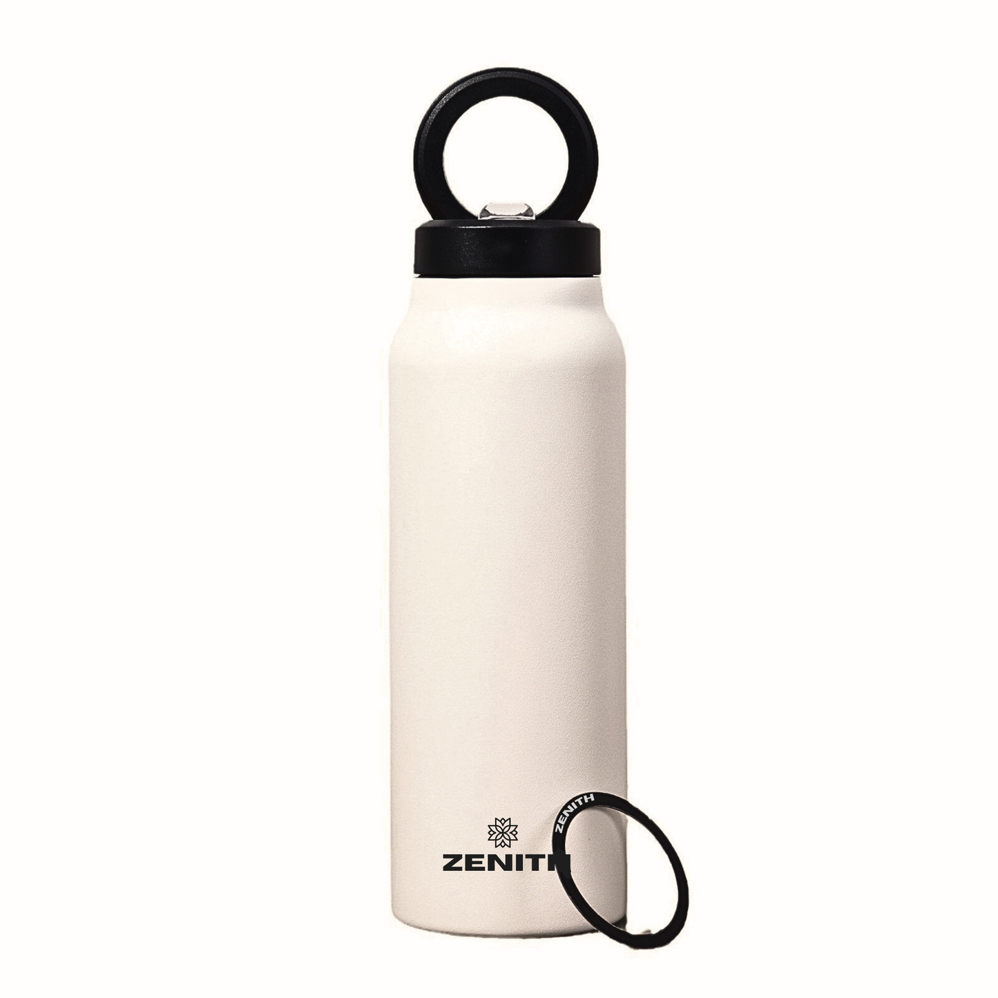 24oz ZENITH™ Magnetic Water Bottle with Flex Straw Cap - Ivory