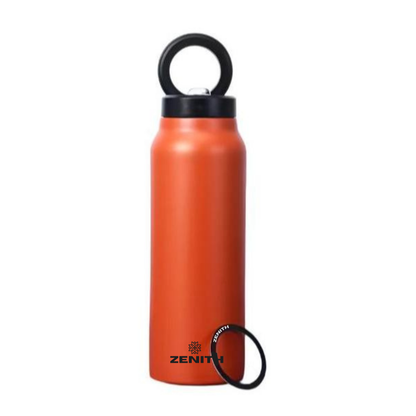 24oz ZENITH™ Magnetic Water Bottle with Flex Straw Cap - Orange